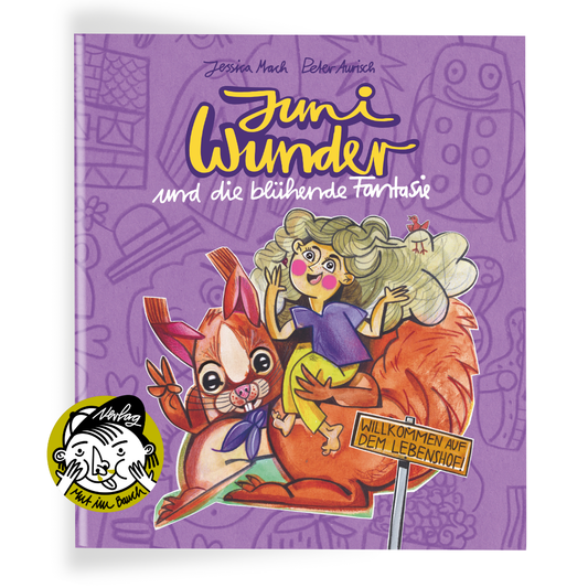 Das Cover von Juni Wunder und die blühende Fantasie - vom MutimBauch Verlag