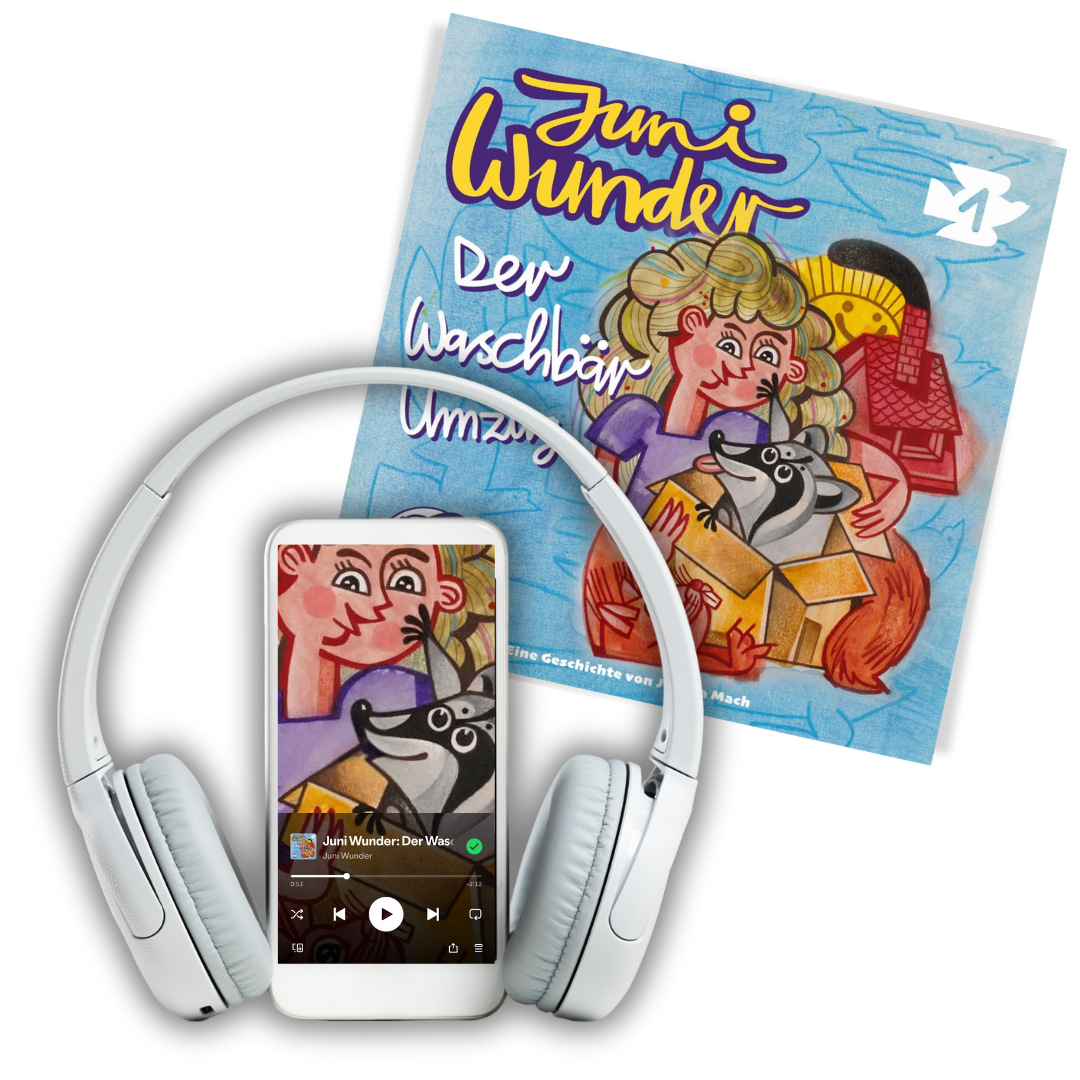 Juni Wunder, das Hörspiel: Folge 1 / Der Waschbärumzug